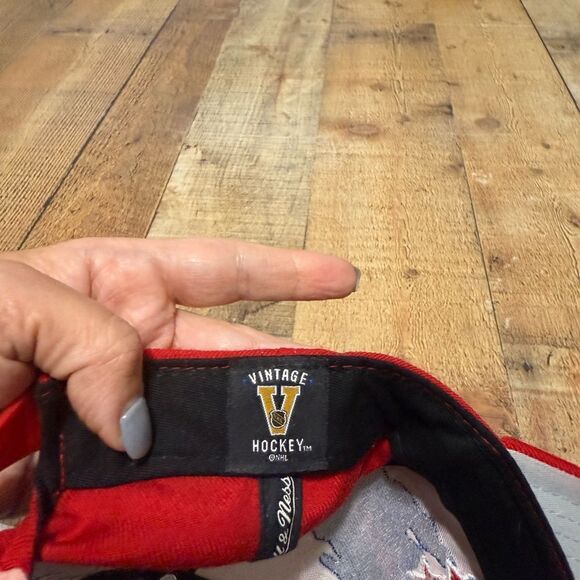 Washington Capitals Mitchell & Ness NHL Snapback Hat Cap Logo 2011 - Picture 7 of 10